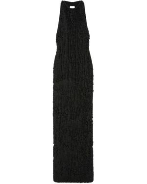 Max Mara Ruffled Dress - Black