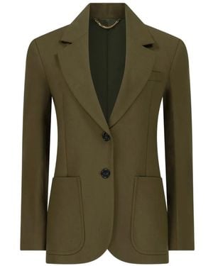 Victoria Beckham Katherine Single-Breasted Blazer - Green