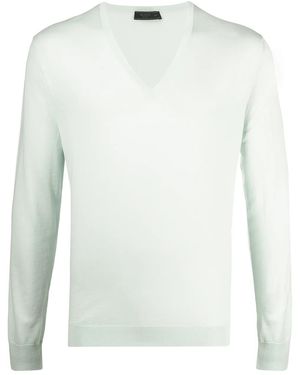 Prada Gestrickter Pullover - Weiß