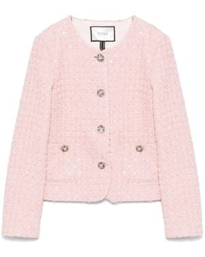 Nissa Tweed Jacket - Pink