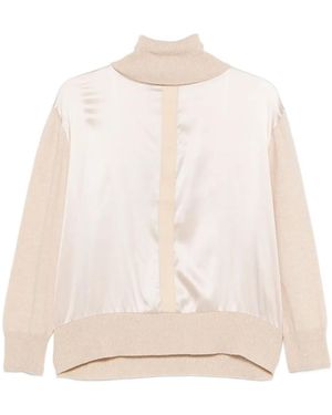 Max & Moi Pull Pumpky À Col Roulé - Natural