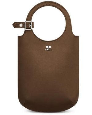 Courreges Holy ハンドバッグ S - ブラウン