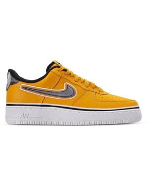 Nike X Nba Air Force 1 Low Lakers Sneakers - Yellow