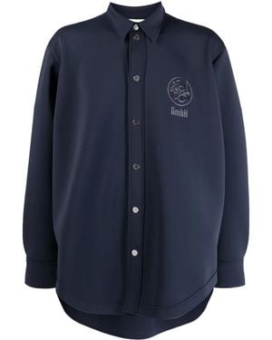 GmbH Hemd Aus Recyceltem Nylon - Blau