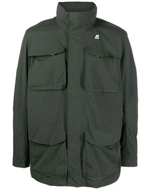 K-Way Flap-Pockets Lightweight Jacket - Green