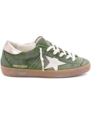 Golden Goose Super-Star suede sneakers - Grün