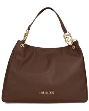 Love Moschino Klassische Handtasche - Braun