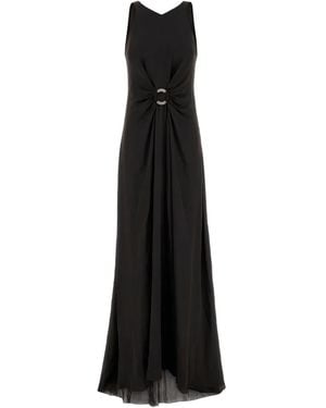 Giorgio Armani Embellished Maxi Dress - Black