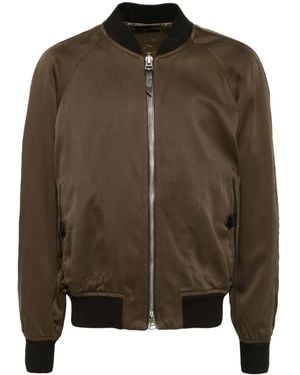 Tom Ford Gabardine Jacket - Green