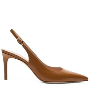 Stuart Weitzman Stuart Power Slingback Pumps - Brown