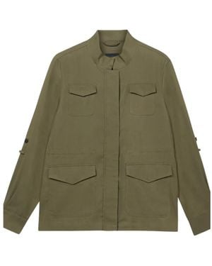 Brooks Brothers Utility-Pockets Jacket - Green