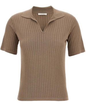 The Row リブ Tシャツ - ナチュラル