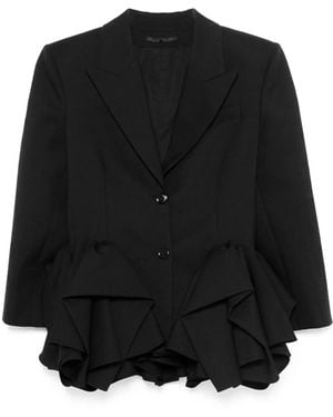 Viktor & Rolf Ruffled Blazer - Black
