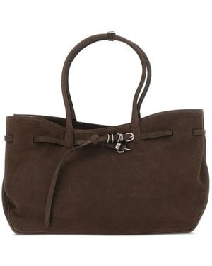 Marge Sherwood Grand Cabas Granda Used En Nubuck À Boucle - Brown