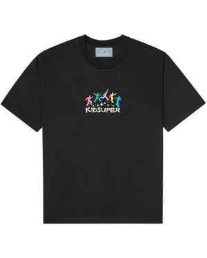 Kidsuper Jumping Stars T-Shirt - Black