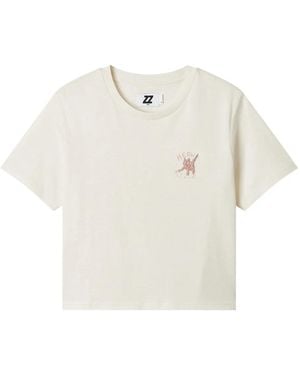 Izzue T-Shirt Con Ricamo - Bianco