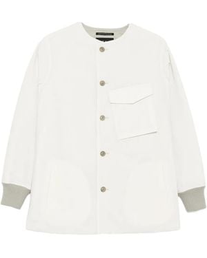 Y's Yohji Yamamoto Pe/Tafta Pocket Jacket - White