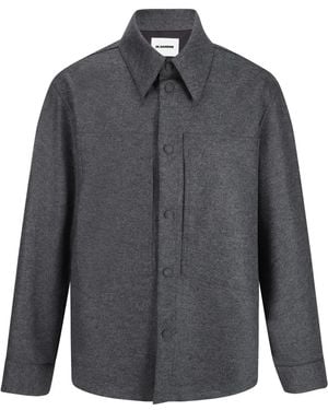 Jil Sander Wool Shirt - Grey