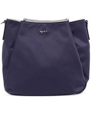 agnès b. Origami Tote Bag - Blue