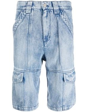 Isabel Marant Timy Cargo Shorts - Blue