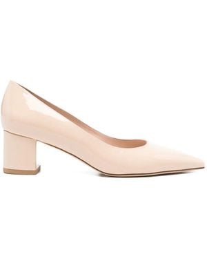 Stuart Weitzman Power Block Pumps - Pink