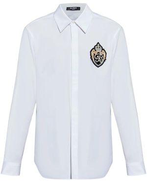 Balmain Formal Shirts - White