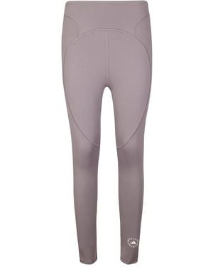 adidas By Stella McCartney Logo-Print Leggings - Purple