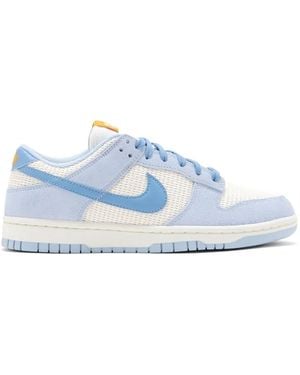 Nike Dunk Mesh-Panelled Sneakers - Blue