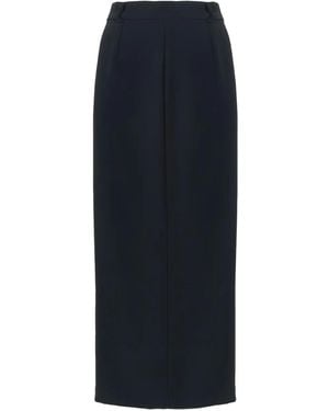 Caractere Maxi Pencil Skirt - Blue