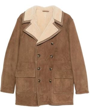 Valstar Double-Breasted Jacket - Brown