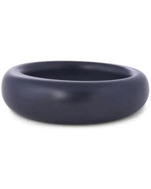 Sidney Garber Dome Titanium Ring - Blue