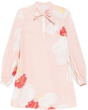 Giambattista Valli Floral-Print Mini Dress - Pink