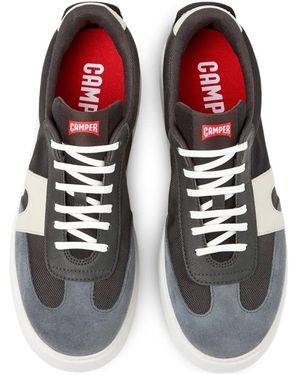 Sneakers Runner K21 Sorona Con Inserti da Uomo di Camper in Verde