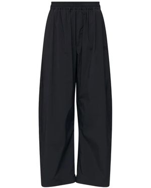 MM6 by Maison Margiela Logo-Embroidered Nylon Drawstring Trousers - Blue