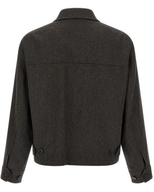 mfpen Veste Mail À Rayures - Black