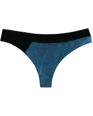 UNDRESS Be Sensual Slip Met Fluwelen Effect - Blauw