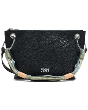 Bimba Y Lola Medium Trapezium Cross Body Bag - Black