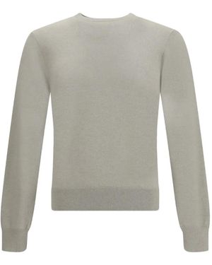 Cruciani Crew-neck Fine-knit Sweater - グレー