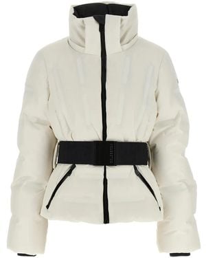Goldbergh Umi Embossed Belted Ski Jacket - White