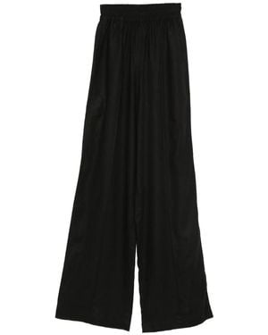 Hamza Pantalon Évasé Skipper En Lin - Noir