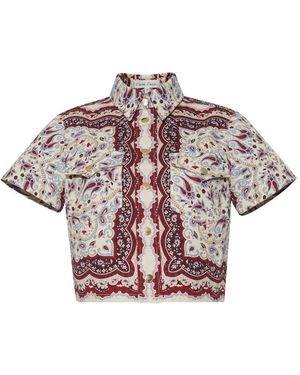 Cara Cara Paro Hemd Mit Paisley-Print - Grau