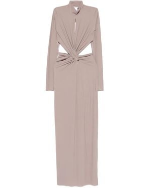 Amazuìn Cut-Out Maxi Dress - Natural