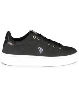 U.S. POLO ASSN. Zapatillas Con Logo Bordado - Negro