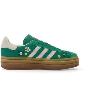 adidas Gazelle フローラル スニーカー - グリーン