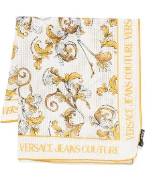 Versace Jeans Couture Barocco Outline Scarf - Metallic