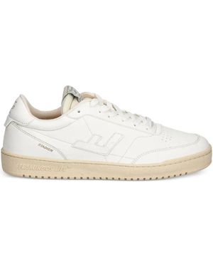 Flamingos Stadion Logo-Appliqué Trainers - White