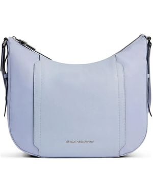 Piquadro Panelled Shoulder Bag - Blue