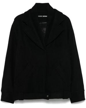 Kassl Wool Biker Jacket - Black