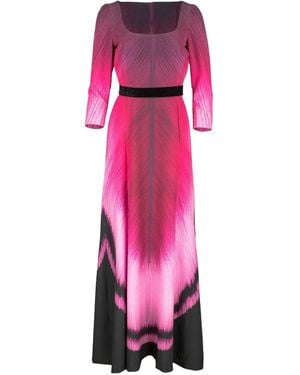 Mary Katrantzou Allegra Square-Neck Maxi Dress - Pink