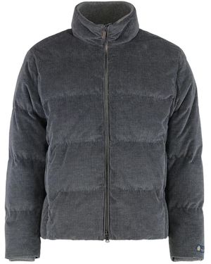 Paul & Shark Corduroy Padded Jacket - Grey